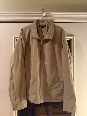rag & bone Men's Lightweight Zip Jacket in Khaki